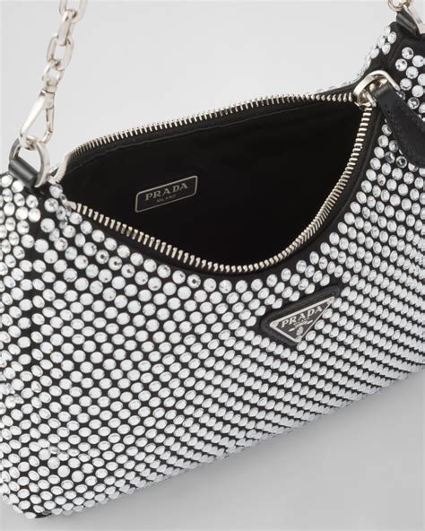 prada bag with crystals|prada re edition crystal bag.